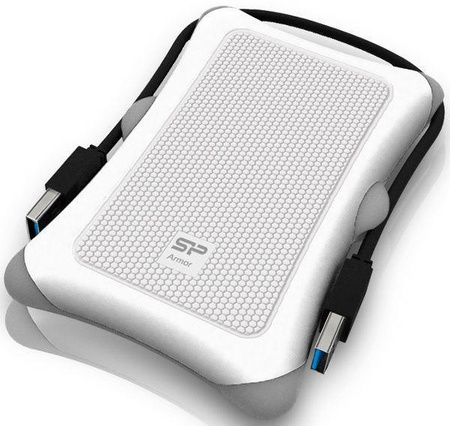 Dysk zewnętrzny Silicon Power ARMOR A30 2TB 2,5" 5400 USB 3.0 WHITE / PANCERNY / wstrząsoodporny