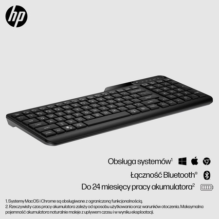 HP 460 Multi-Device KBD EMEA-INTL English Loc-Euro plug