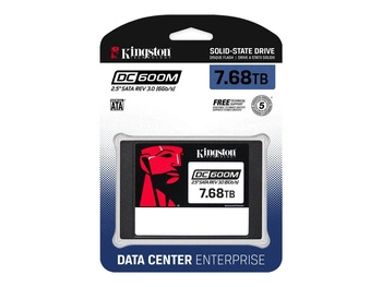 KINGSTON 7.68TB DC600M 2.5inch SATA3 mixed-use data center SSD for enterprise servers and NAS (VMWare Ready)