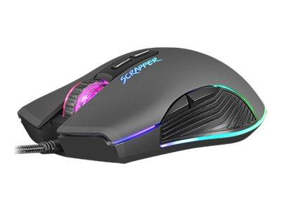 NATEC Fury gaming mouse Scrapper 6400DPI optical with software and RGB backlight