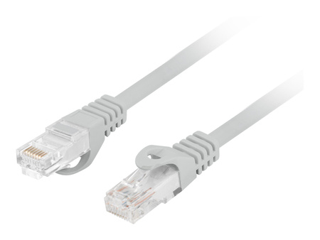 LANBERG Patchcord kat.6 UTP LSZH CU 3m szary Fluke passed