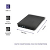 QOLTEC External DVD-RW recorder USB 3.0