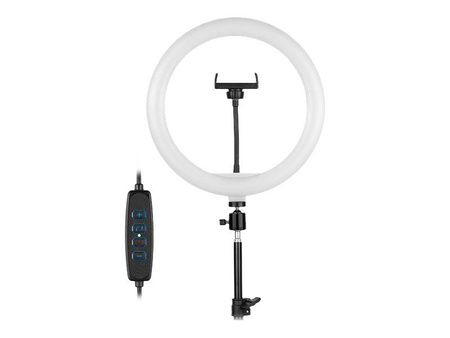 TRACER Lampa pierścieniowa RING 30cm ze statywem 210cm