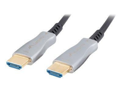 LANBERG HDMI v2.0 M/M cable 20m optical AOC black