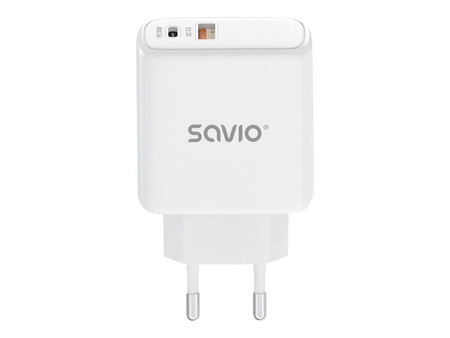 SAVIO LA-06 Wall USB charger Quick Charge Power Delivery 3.0 30W