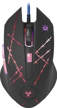 DEFENDER MYSZ PRZEWODOWA FORCED GM-020L 800/1800/2400/3200 DPI 6P + PODKŁADKA + GRA 52020