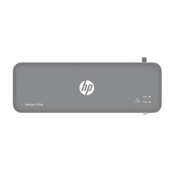 HP Laminator ONELAM 270, A4, na gorąco + 5 folii: A4/80 mic, szary