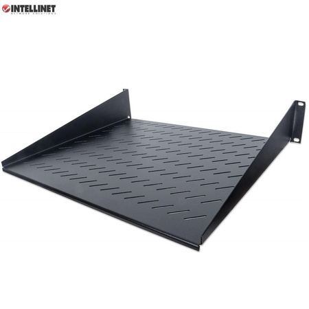 INTELLINET 712514 Intellinet Półka stała 19 2U głębokość 400 mm czarna