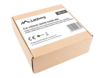 LANBERG HDMI v2.0 M/M cable 40m optical AOC black