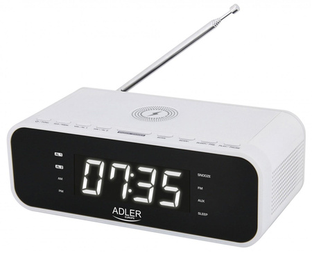 Radiobudzik AD 1192B biały 