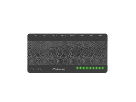 Switch Lanberg DSP1-1008 (8x 10/100/1000Mbps)