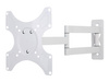 TECHLY Uchwyt ścienny do TV LCD/LED/PDP dwuprzegubowy 19-37 25 kg VESA biały