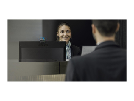 ASUS Display BE24EQK Business 23.8inch Full HD IPS Frameless Full HD Webcam Mic Array Flicker free Low Blue Light HDMI