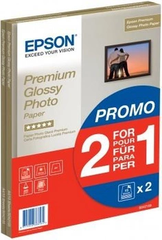 EPSON Premium glossy photo paper inkjet 255g/m2 A4 2x15 sheets 1-pack BOGOF