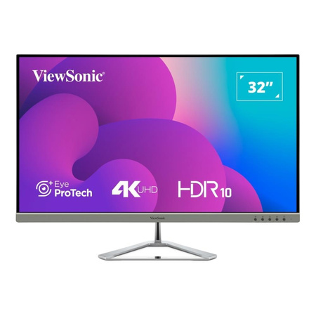 Monitor ViewSonic 32” VX3276-4K-mhd-2 (VS20235) VA 4K UHD 60Hz 2xHDMI DP MiniDP głośniki