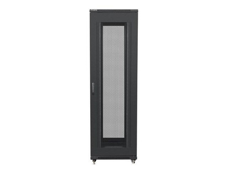 LANBERG SZAFA STOJĄCA RACK 19" 42U 800X1000 DRZWI PERFOROWANE CZARNA FF01-8042-23B