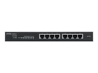 ZYXEL GS1915-8 8-port GbE Smart hybrid mode Switch standalone or NebulaFlex Cloud desktop fanless