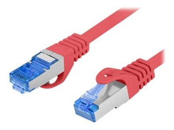 LANBERG patchcord cat.6A FTP LSZH CCA 1m red
