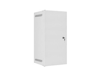 Szafa instalacyjna Rack wisząca 10" 12U 280x310mm szara Lanberg (flat pack) drzwi metalowe
