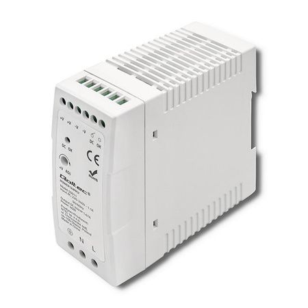 Zasilacz na szynę DIN | 40W | 24V | 1.67A | Biały | Slim 