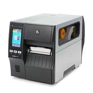TT Printer ZT411; 4", 203 dpi, Euro and UK cord, Serial, USB, 10/100 Ethernet, Bluetooth 4.2/MFi, USB Host, Wireless 802.11 AC Card: Re