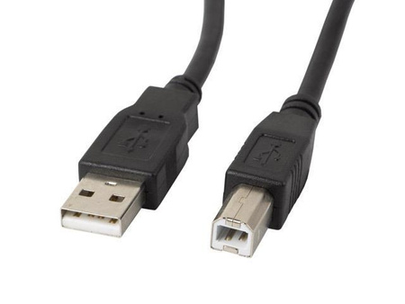 Kabel USB 2.0 Lanberg AM-BM Ferryt 1m czarny