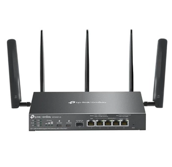 Brama sieciowa gigabitowa Omada 4G+ Cat6 AX3000 VPN with 4-Port PoE+PORT: 1× Gigabit SFP WAN/LAN Port, 1× Gigabit RJ45 WAN Port, 4× Gigabit WAN/LAN