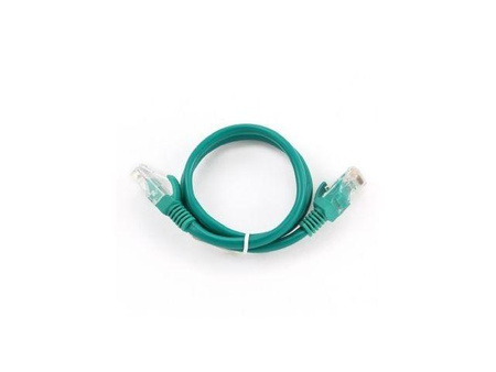 Patch cord kat.5e osłonka zalewana 0.25M zielony 