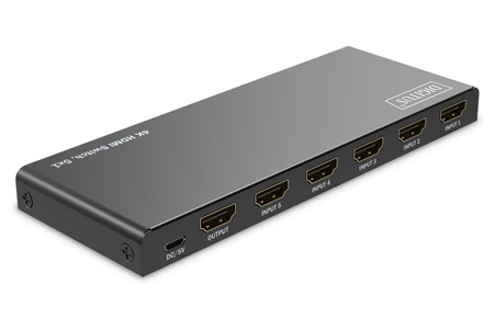 DIGITUS 5x1 HDMI Switch 4K/60Hz HDCP 2.3