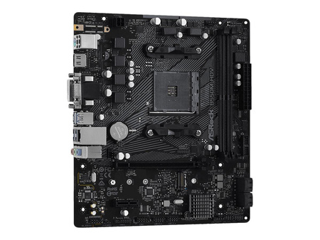 ASROCK B550M-HDV AM4 Socket DDR4 4733+ 1 x3.0 PCIe 16x4.0 HDMI DVI-D D-Sub 7.1 CH HD 4 SATA3 6 USB 3.2 Gen1 mATX MB