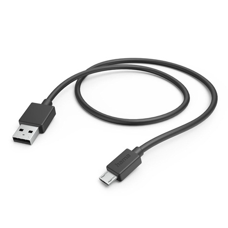 Kabel ładujący data micro UBS 1m Czarny 