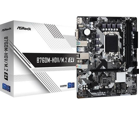 Płyta główna B760M-HDV/M.2 D4 s1700 2DDR4 DP/HDMI mATX 