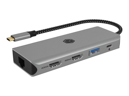 ICY BOX IB-DK4012-CPD Stacja dokująca do notebooków i komputerów PC