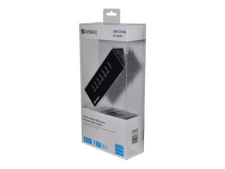 SANDBERG 133-82 Sandberg HUB USB 3.0 porty 6+1