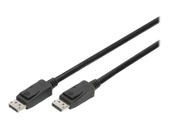 ASSMANN DisplayPort connection cable DP M/M 3m w/lock UHD 8K Vers. 1.3/1.4 bl