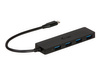 ITEC C31HUB404 i-tec USB C Slim 4-port HUB pasywny - Czarny 4x USB 3.0