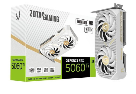Karta graficzna GeForce RTX 5060 Ti 16GB TWIN EDGE OC GDDR7 128bit biała