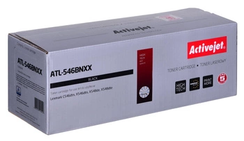 Activejet ATL-546BNXX Toner (zamiennik LEXMARK C546U1KG; Supreme; 8000 stron; czarny)