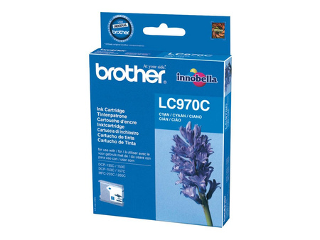 BROTHER LC970C Tusz Brother LC970C cyan 300str DCP135 / DCP150 / MFC235 / MFC260
