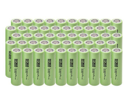 GREEN CELL 50x Battery cells 18650 Li-Ion INR1865029E 3.7V 2900mAh