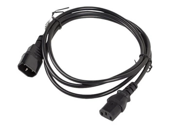 LANBERG CA-C13E-10CC-0018-BK Lanberg przedłużacz kabla zasilającego C13-> C14 1.8m