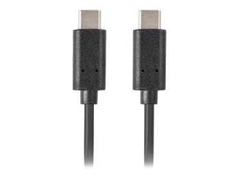LANBERG CA-CMCM-10CU-0005-BK Lanberg kabel USB-C M/M 2.0 0.5M Czarny