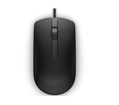 Mysz optyczna przewodowa USB MS116 czarna 