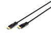 Kabel połączeniowy hybrydowy AOC HDMI 2.0 Premium HighSpeed 4K/60Hz UHD HDMI A/HDMI A M/M 10m Czarny 
