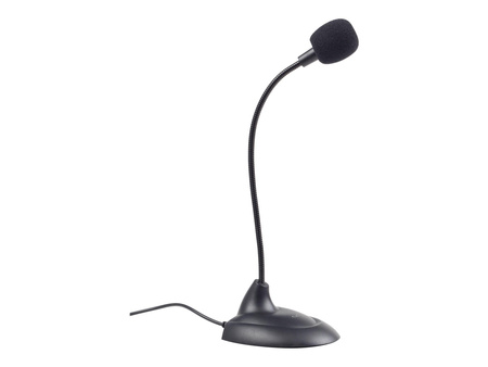 GEMBIRD MIC-205 Gembird mikrofon na podstawce MIC-205 elastyczny pałąk, czarny
