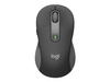 LOGITECH Signature M650 Mouse optical 5 buttons wireless Bluetooth 2.4 GHz Bolt USB receiver graphite
