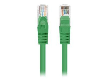 LANBERG Patchcord Cat.5e UTP 1m green 10-pack