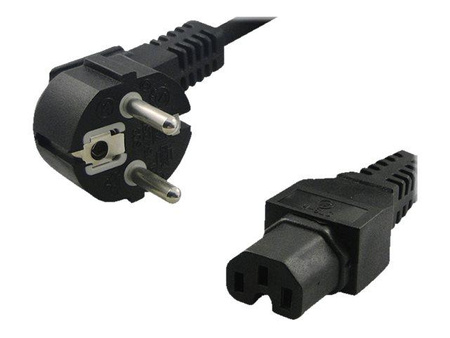 LOGILINK CP105 LOGILINK - Zewnętrzny kabel zasilający do PC dł.2m