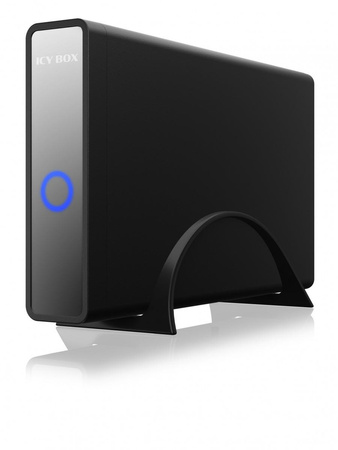 Obudowa IB-382H-C31 2,5/3,5 HDD z wbudowanym HUB 1xUSB-C, 2xUSB -A,  12V2A
