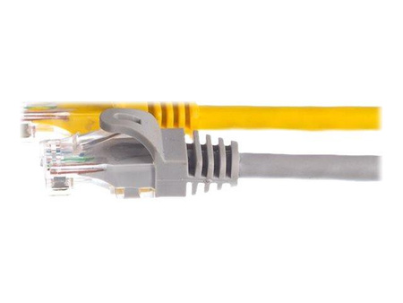 NETRACK BZPAT3U5E Netrack patchcord RJ45, osłonka zalewana, kat. 5e UTP, 3m szary